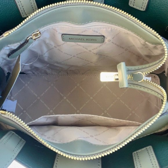 NWT Michael Kors Triple Compartment Large Satchel Crossbody - Picture 3 of 5